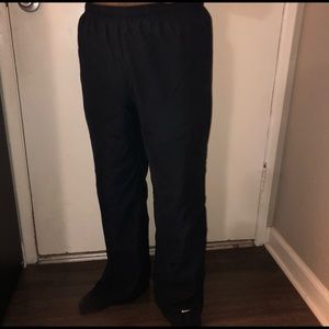 Navy blue Nike layered pants